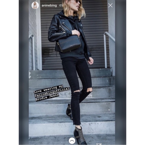 Anine Bing Brodie Distressed Jeans - Picture 2 of 7